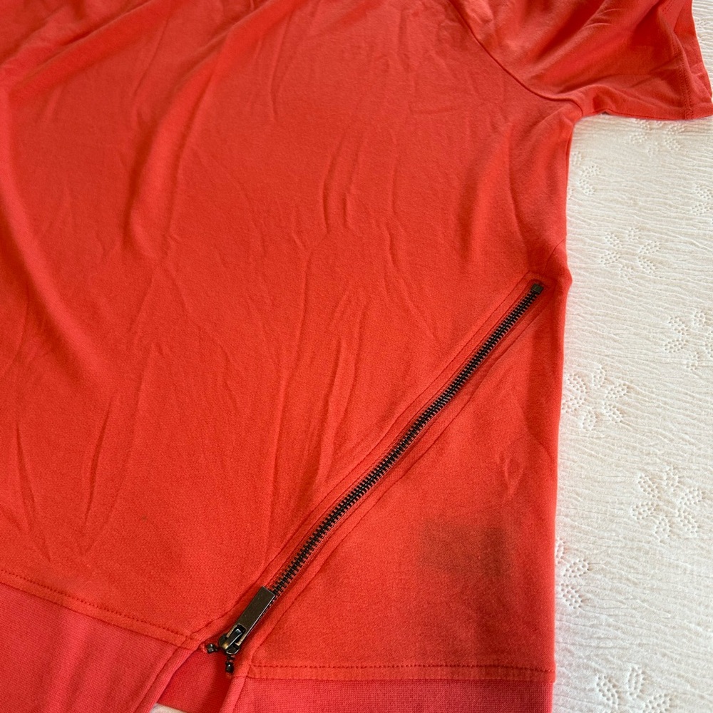 NWT Diane Gilman Top short sleeve orange size L - Picture 4 of 11